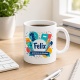 Tasse »Felix Jetzt bin ich ein Schulkind!«