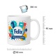Tasse »Felix Jetzt bin ich ein Schulkind!«