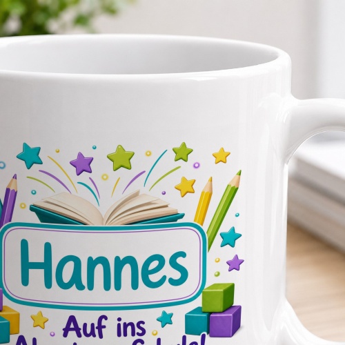 Tasse »Hannes – Auf ins Abenteuer Schule!«