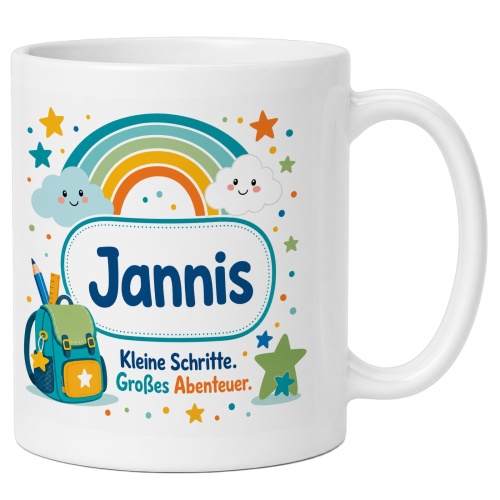 Tasse »Jannis Kleine Schritte. Großes...
