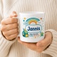 Tasse »Jannis Kleine Schritte. Großes Abenteuer.«