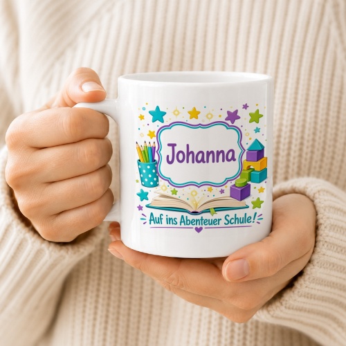 Tasse »Johanna Auf ins Abenteuer Schule!«
