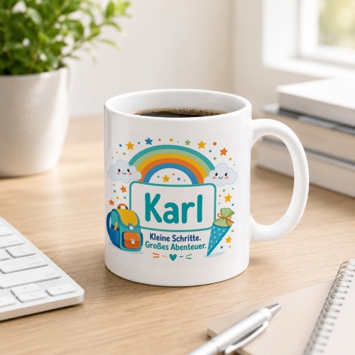 Tasse »Karl Kleine Schritte. Großes...