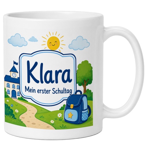 Tasse »Klara Mein erster Schultag«