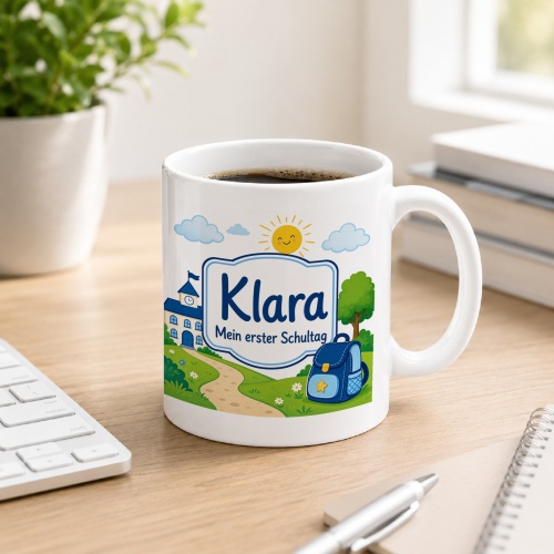 Tasse »Klara Mein erster Schultag«