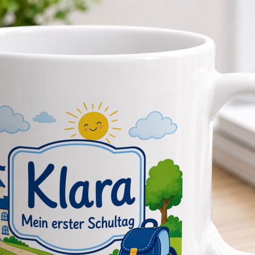 Tasse »Klara Mein erster Schultag«