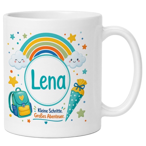Tasse »Lena Kleine Schritte. Großes...