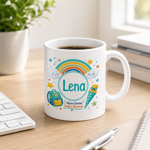 Tasse »Lena Kleine Schritte. Großes...