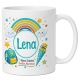 Tasse »Lena Kleine Schritte. Großes Abenteuer.«