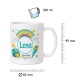 Tasse »Lena Kleine Schritte. Großes Abenteuer.«