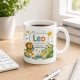 Tasse »Leo Mein neues Abenteuer beginnt«