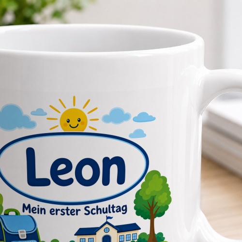 Tasse »Leon Mein erster Schultag«