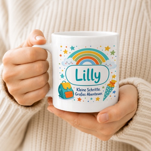Tasse »Lilly Kleine Schritte. Großes Abenteuer.«