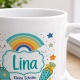 Tasse »Lina Kleine Schritte. Großes Abenteuer.«