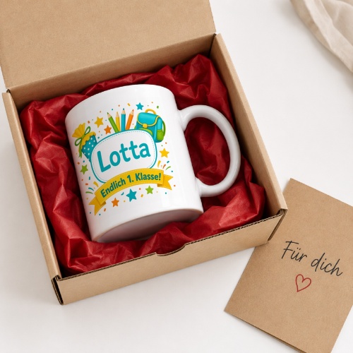 Tasse »Lotta Endlich 1. Klasse!«