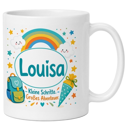 Tasse »Louisa Kleine Schritte. Großes...