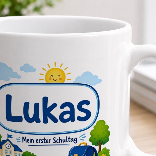 Tasse »Lukas Mein erster Schultag«