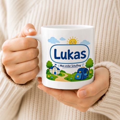 Tasse »Lukas Mein erster Schultag«