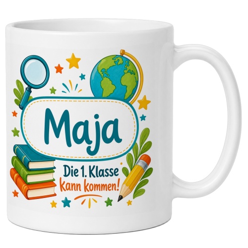 Tasse »Maja Die 1. Klasse kann kommen!«