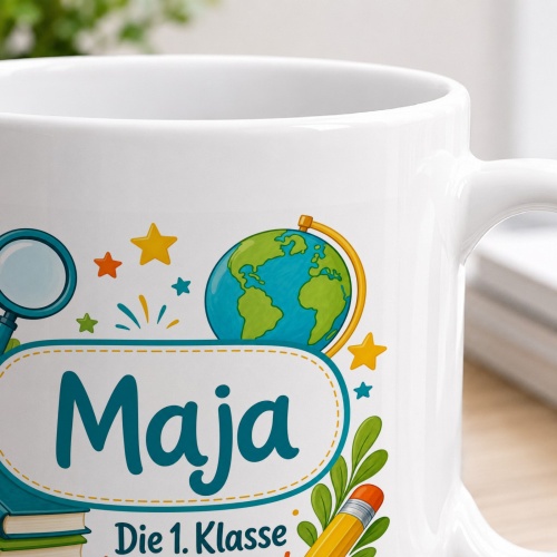 Tasse »Maja Die 1. Klasse kann kommen!«
