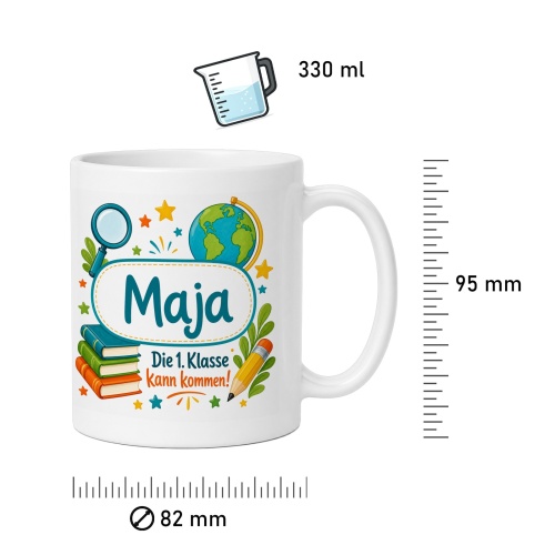 Tasse »Maja Die 1. Klasse kann kommen!«