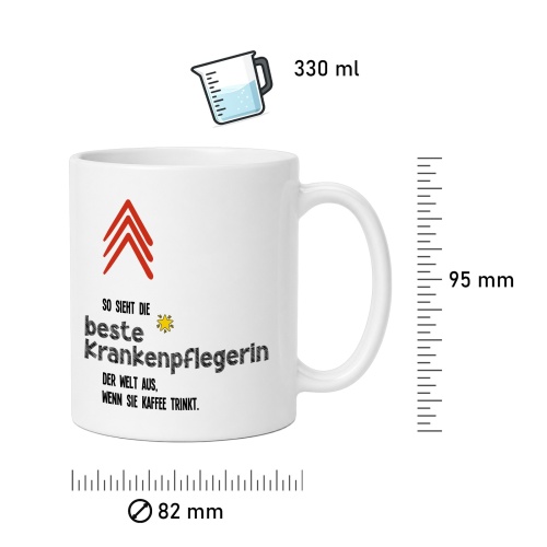 Tasse »So sieht die beste Krankenpflegerin...«