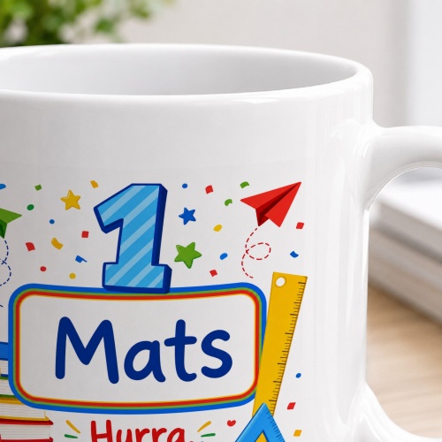 Tasse »Mats Hurra, ich bin ein Schulkind!«