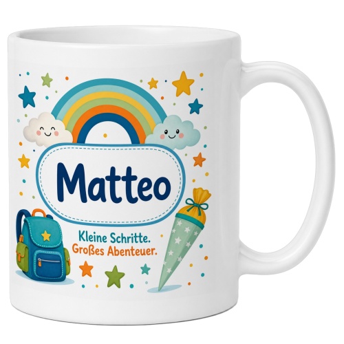 Tasse »Matteo Kleine Schritte. Großes...