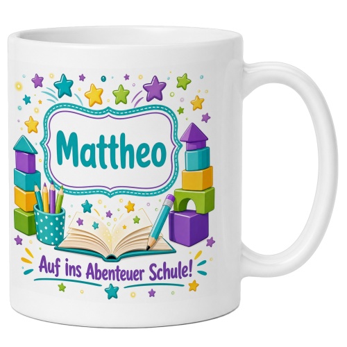 Tasse »Matteo Auf ins Abenteuer Schule!«