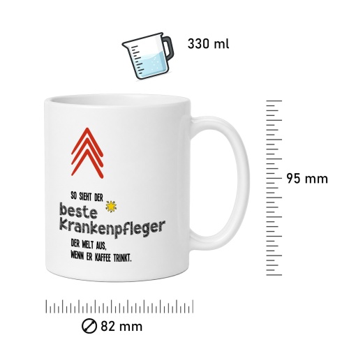 Tasse »So sieht der beste Krankenpfleger...«