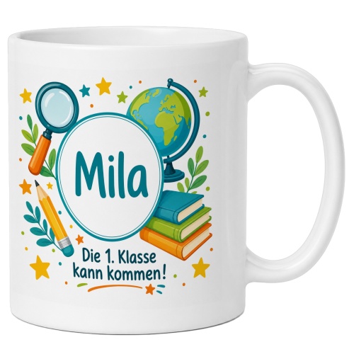 Tasse »Milo Die 1. Klasse kann kommen!«