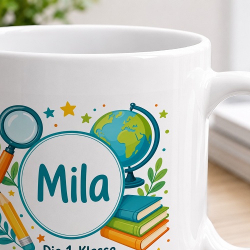 Tasse »Milo Die 1. Klasse kann kommen!«