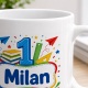 Tasse »Milan Hurra, ich bin ein Schulkind!«