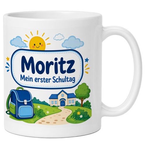 Tasse »Moritz Mein erster Schultag«
