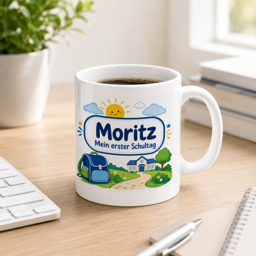 Tasse »Moritz Mein erster Schultag«