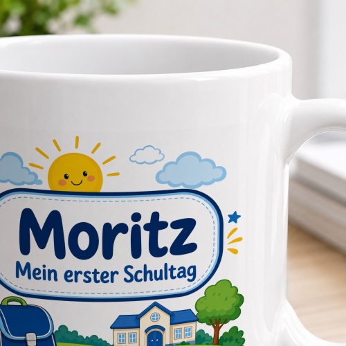 Tasse »Moritz Mein erster Schultag«