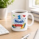 Tasse »Noah Hurra, ich bin ein Schulkind!«