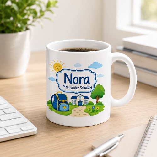 Tasse »Nora Mein erster Schultag«