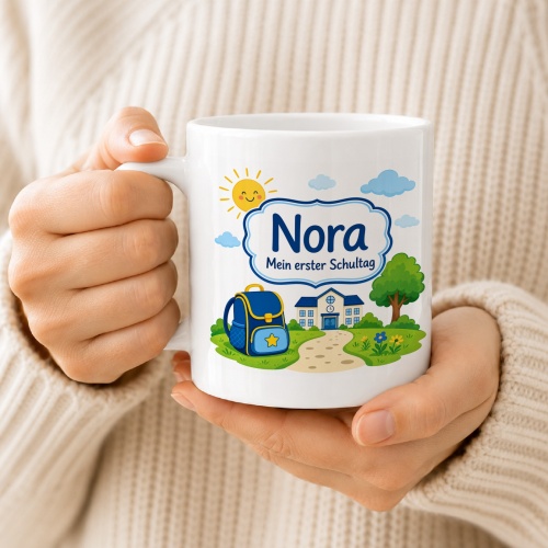 Tasse »Nora Mein erster Schultag«