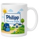 Tasse »Philip Mein erster Schultag«