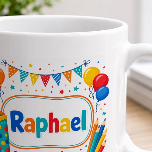 Tasse »Raphael Bereit für die 1. Klasse«