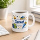 Tasse »Samuel Los geht’s in die 1. Klasse!«