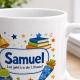 Tasse »Samuel Los geht’s in die 1. Klasse!«
