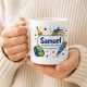 Tasse »Samuel Los geht’s in die 1. Klasse!«