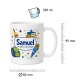 Tasse »Samuel Los geht’s in die 1. Klasse!«