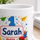 Tasse »Sarah Hurra, ich bin ein Schulkind!«