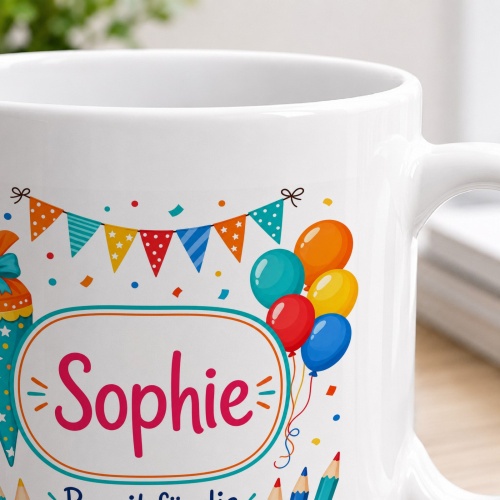 Tasse »Sophie Bereit für die 1. Klasse«