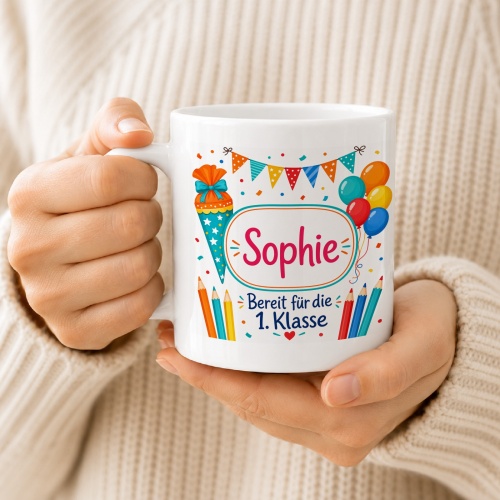 Tasse »Sophie Bereit für die 1. Klasse«