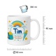 Tasse »Tim Kleine Schritte. Großes Abenteuer.«