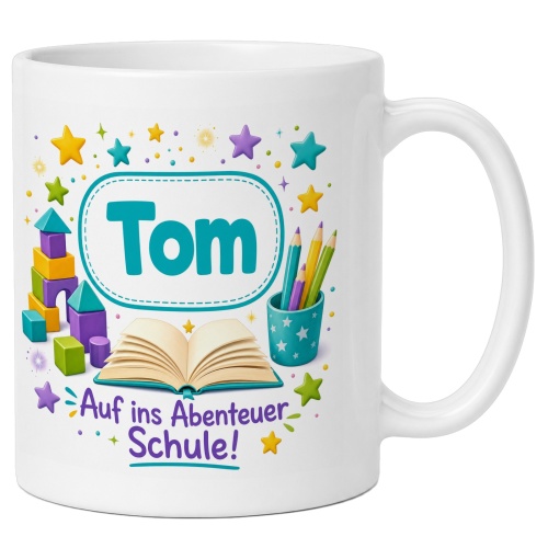 Tasse »Tom Auf ins Abenteuer Schule!«